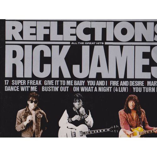 33 Rpm Relections All The Great Hits Rick James - Avec Le Poster Double Face - 17 - Super Freak - Give It To Me Baby - You And 1 - Dance Wit' Me Bustin'out