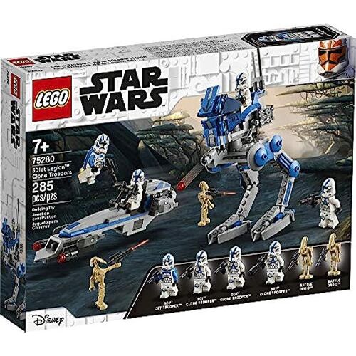 LEGO Star Wars 501st Legion Clone Troopers 75280 Building Kit, Cool Action Set for Creative Play and Awesome Building; Great Gift or Special Surprise Kids, New 2020 (285 Pieces)