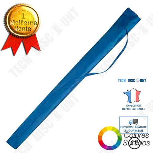 Housse Pour Parasol De Plage Bleu / Solide Et Résistante / Protège Parasol /