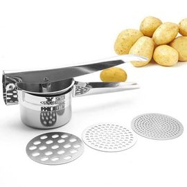 Presse-Purée De Pommes De Terre En Acier Inoxydable R479, 3 Disques Interchangeables, Outil De Cuisine