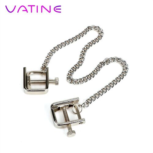 Pinces À Mamelon En Chaîne Métallique, Jouets Sexuels Pour Couple, Clips De Sein En Acier Inoxydable, Stimulateur De Mamelon, Jouets Érotiques, Jeux Pour Adultes