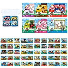 Cartes De Jeu Nfc Tag Pour Acnh New Horizons Sanrio Switch / Switch Lite / Wii U Avec Étui De Rangement (;6 Pcs +50 Pcs);
