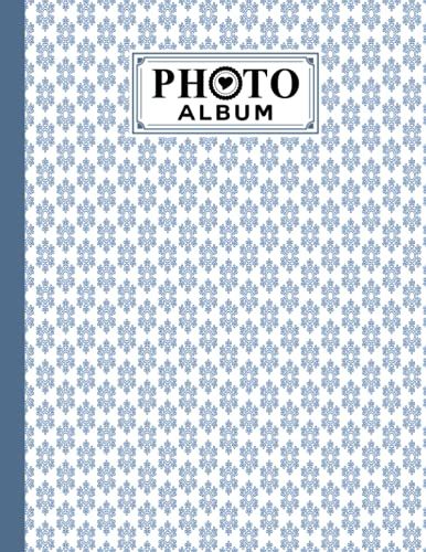 Photo Album: Snowflake Album, Large Photo Albums With Writing Space Memo, Extra Large Capacity Picture Album, Family, Baby, Wedding, Travel Photo ... Size 8.5" X 11" By Monica Pietrobon-Victoria