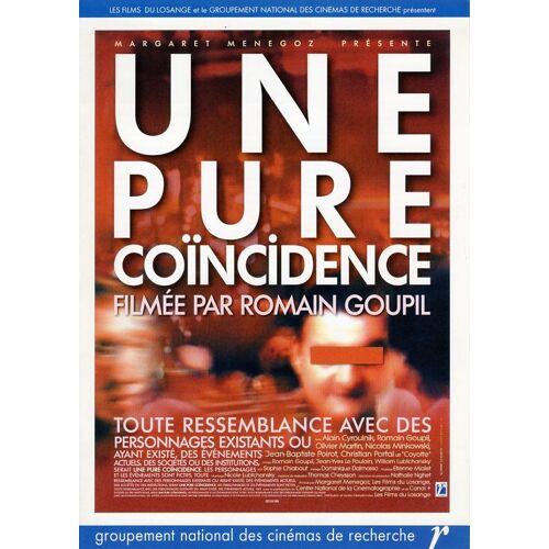 Une Pure Coïncidence, Synopsis Dépliant, De Et Avec Romain Goupil, Nicolas Minkowski, Olivier Martin