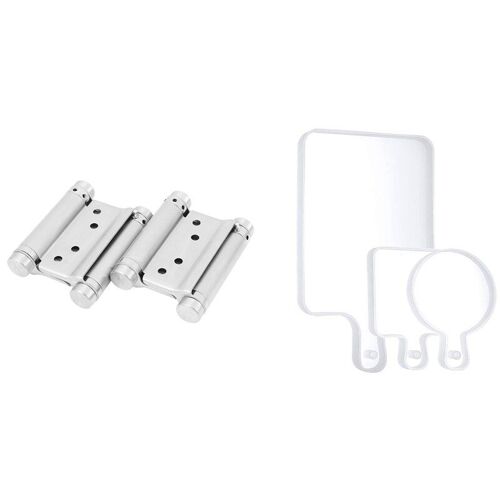 Charnière à ressort à Double Action pour porte de salon de café chaud, avec plateau en Silicone, moules en résine, moules de plateau de service carré