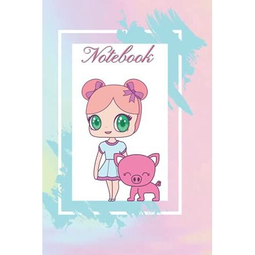 Notebook: Quaderno A Righe | Interno Con Bambole Come La Copertine | 6 X 9 (15,24 X 22,86 Cm) | Copertina Lucida.