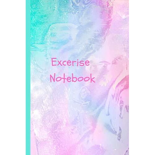 Composition Notebook: Exercise Notebook Unicorn Coloring Handwriting Notebook College Ruled Notebook 100 Pages