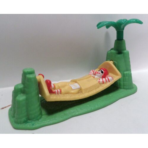 Figurine L'ile Du Plaisir - Ronald Dans Le Hamac - Happy Meal - Mcdo 1996