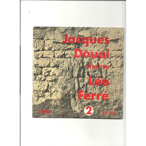 Jacques Douai Chante Leo Ferré   2  