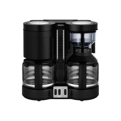 Krups Duothek Plus KM 8508 - Cafetière/théière - 10 tasses - noir