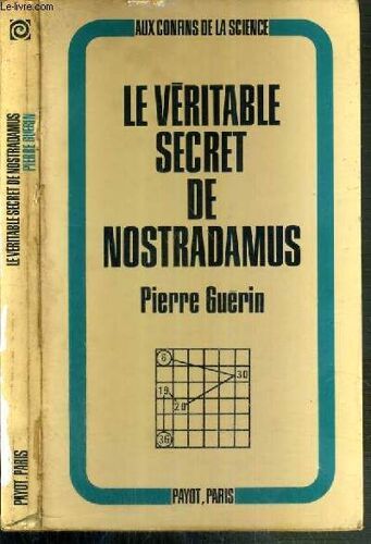 Le Veritable Secret De Nostradamus - L'ange De Dieu / Collection Aux Confins De La Science
