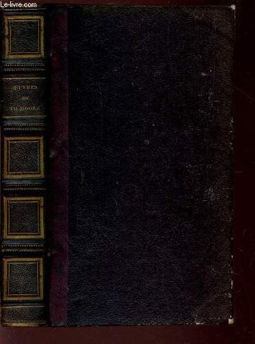 Chefs-D'oeuvre Poetiques De Thomas Moore