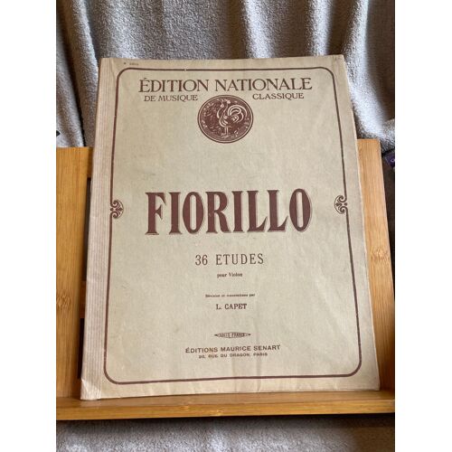 Fiorillo 36 Études Pour Violon Lucien Capet Ed. Nationale De Musique Senart