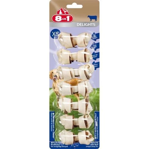 8in1 Friandise Chien Delights Beef Xs X 7