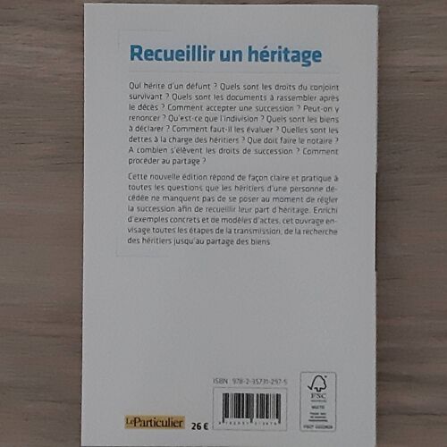 Recueillir Un Héritage - Edition 2020