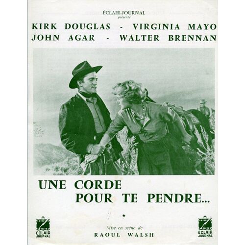 Une Corde Pour Te Pendre, Synopsis, Raoul Walsh, Avec Kirk Douglas, Virginia Mayo, Ray Teal
