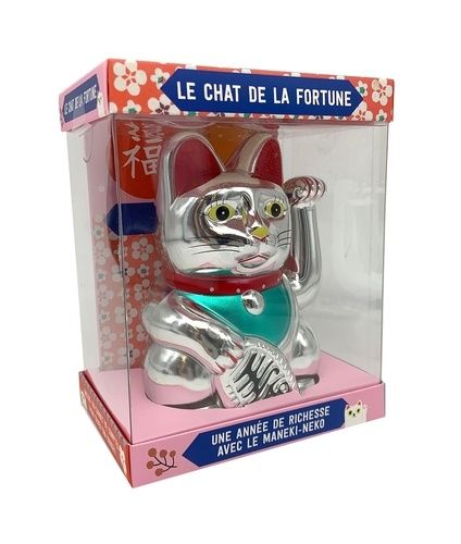 Le Chat De La Fortune Argenté - Une Année De Richesse Avec Le Maneki-Neko