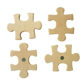 Magnet Puzzle En Bois 5 Cm 4 Pièces