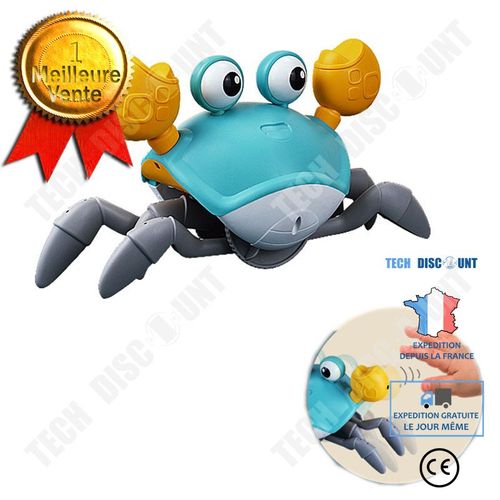 Crabe Jouet, Évasion À Induction, Jouets Électriques Pour Enfants, Lumière Rechargeable, Musique, Étals Nouveaux Et Étranges, Marché