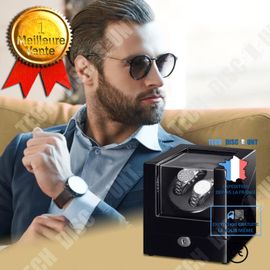 Remontoir Automatique De Montre/Cadeau Homme Montre De Luxe Rotation Zéro Magnétisation Silencieux 2+0 Watch/Double Compartiment