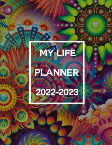My Life Planner: 2022-2023 Monthly Planner Abstract (January 2022 Up To December 2023)