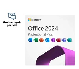 Microsoft Office 2024 (Version Complète, Valable À Vie Avec 8 Logiciels Inclus) - Clé Digitale Envoyée Rapidement Par Mail - Version Windows