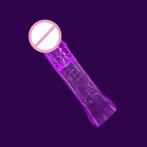 Violet - Manchon De Pénis Réutilisable 18cm/7 '', Préservatif En Silicone Pour Agrandissement Du Pénis, Anneaux De Coq Extensible De 7cm Avec Glans De Simulation Solide