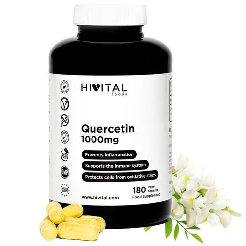 Quercétine 1000mg. 180 Gélules Végétaliennes 