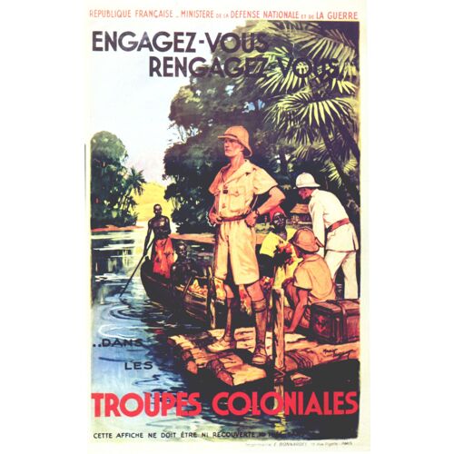 Affiche Troupe Coloniale