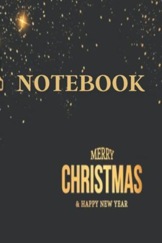 Notebook Journal (White Pages): Merry Christmas Notebook For Work School Office For Kids, Students, 100 Pages College Wide Ruled Composition Lined Paper Notebooks Size 6x9