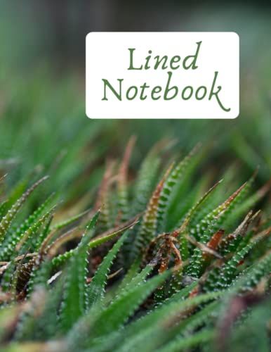 Green Plant Line Notebook: Important Gift For Lovers Of Plants And Green Vegetations
