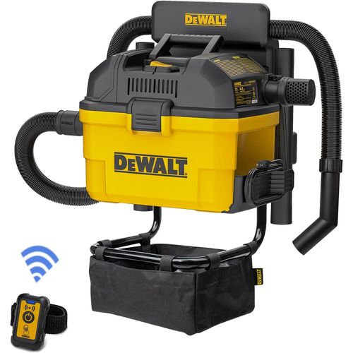 Hamiltion-23 L Aspirateur Eau Et Poussières, Dxv23G 1100W Avec Fonction Soufflerie, Aspirateur Chantier Portable Avec Tuyau De 6,1 M, Buse, Filtre À Cartouche Etc, Jaune/Noir