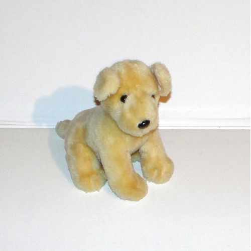 Peluche Petit Labrador Beige 15 Cm