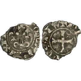 France - 1295 - Double Denier - Philippe Iv Le Bel - Philippvs Rex - 23-040