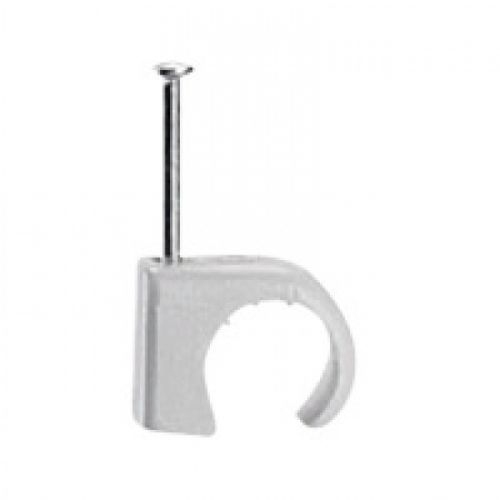 attache pontet - legrand multifix - pour câble rond - 25 à 32 mm - gris