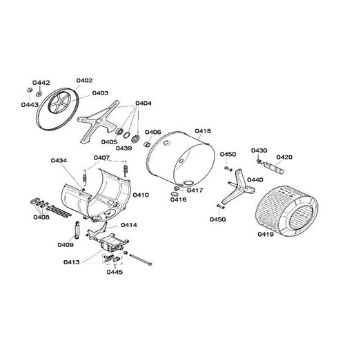 Siemens. Croisillon Complet Rep 0404. Ref: 00474150