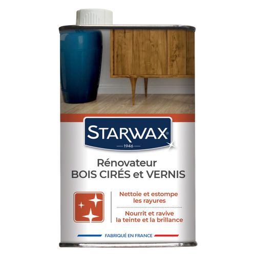 Renovateur de meubles bois cirés/vernis Starwax 500ml