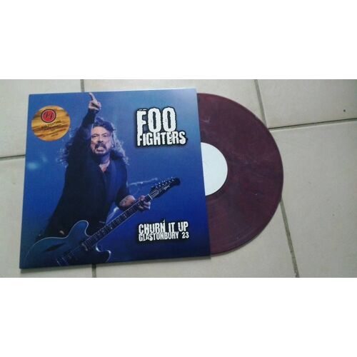 Foo Fighters Churn It Up Lp Vinyle Couleur 545 Copies Live Glastonbury 2023