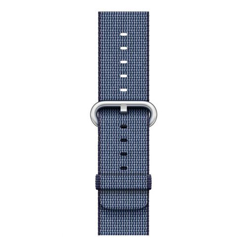 Apple 42mm Woven Nylon Band - Bracelet De Montre Pour Montre Intelligente - 145 - 215 Mm - Bleu Nuit - Pour Watch Hermès Series 9, Se 3, Series 10, Series 11, Series 8, Series 9, Ultra 2, Ultra 3