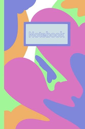Notebook: Abstract Color Pattern 1 - 120 Pages - 6"X9" - Single Ruled Journal For Thoughts & Moods