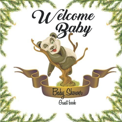 Panda Baby Shower Guest Book: Cute White Sign In Keepsake For Boy | Guest Register With Bonus Photo Pages For The Perfect Celebration | Predictions, ... Memories Pages & Gift Log (Pregnancy Gifts)