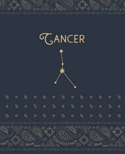 Cancer: Horoscope Journal - Zodiac Notebook - Gifts For Cancer And Paisley Lover