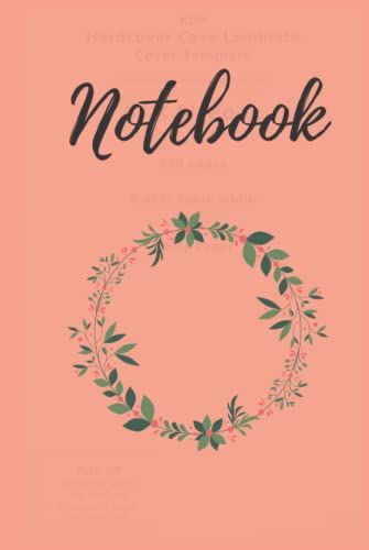 Notebook: Natural Styled Pink Blank Lined Notebook