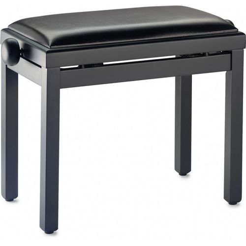 Banquette Piano Stagg Pb39 Noir Mat Skai Noir