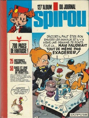 Album Spirou , N° 127, Du N° 1799 À 1811 35 °Année Année 1972