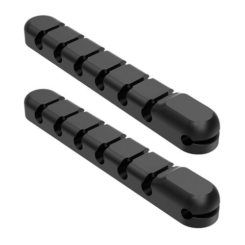 Organiseur de câbles USB en Silicone, 7 emplacements pour enrouleur de câbles USB, outil de gestion de rangement pour écouteurs