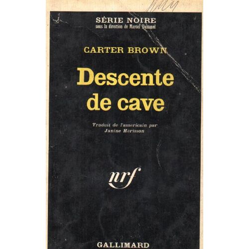 Descente De Cave / Série Noire N°1023