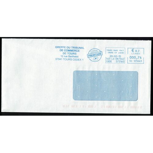France Ema Postmark Greffe Du Tribunal De Commerce De Tours