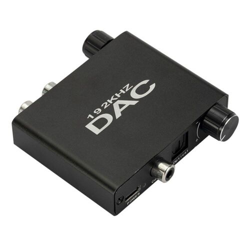 Convertisseur Audio Numérique Analogique 192khz, Amplificateur Optique Coaxial Toslink Dac Avec Réglage Des Basses Et Du Volume Pour Ps3, Ps4, Dvd