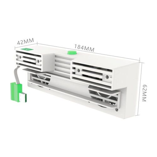 Refroidisseur De Température Super Turbo Pour Console Nintendo Switch, 2 Ventilateurs Avec Couvercle Anti Poussière, Alimentation Usb Externe